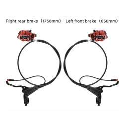 Complete Monorim EB01 4-piston hydraulic brake kit - levers, calipers, cable and brake disc Monorim - 5 Complete Monorim EB01 4-