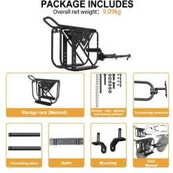 Monorim GL8 - Anhänger für Gepäckträger, Fahrradkorb oder Elektrofahrräder. Monorim - 10 Monorim GL8 - Anhänger für Gepäckträger