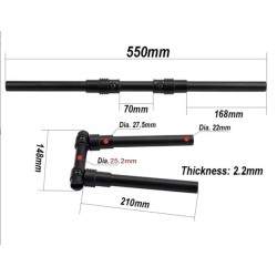 Um 90 Grad klappbarer Lenker aus Aluminium  - 17 Um 90 Grad klappbarer Lenker aus Aluminium
Einfacher Klapplenker in einem 90-Gr