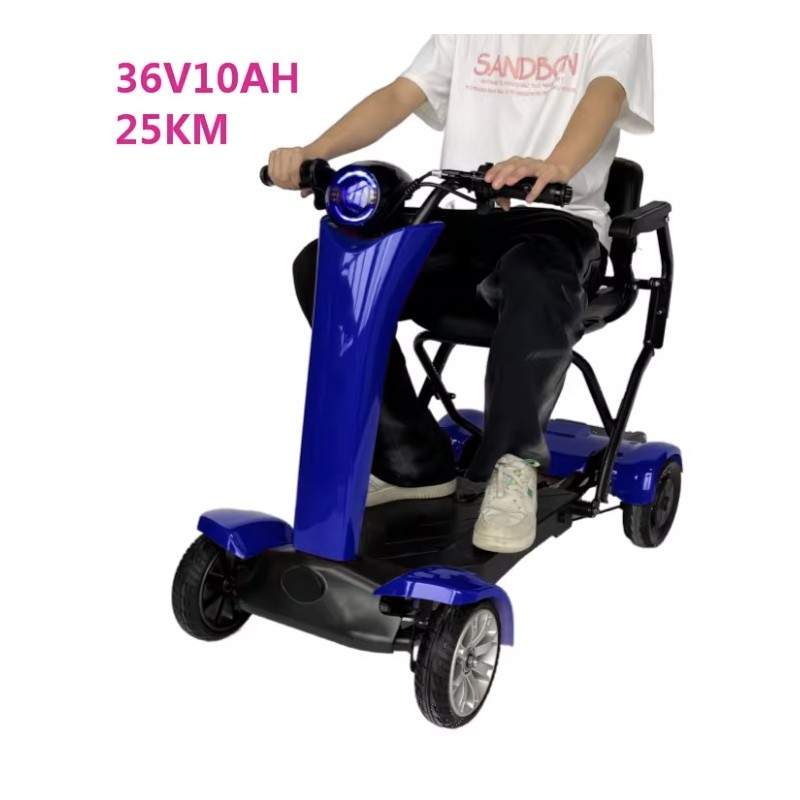 Chotyrykolisnyy skladanyy elektrosamokat z krislom dlya lyudey pokhyloho viku Segway - Ninebot - 4  