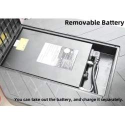 Chetyrekhkolesnyy skladnoy elektrosamokat s kreslom dlya pozhilykh lyudey Segway - Ninebot - 8  