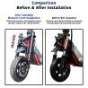 Predne odpruzenie Monorim-ZT3 pre elektricku kolobezku Segway ZT3 Pro - upgrade kit Monorim - 7 
Kompatibilita: predne odpruzeni