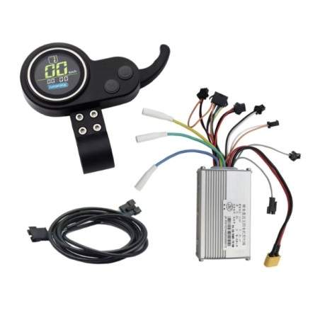 Kit controlador com display e gatilho 60v 35A (JP) para scooter elétrica KROXNE - 3  