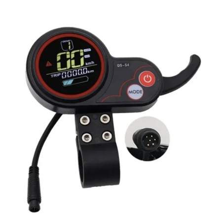 QS-S4 6-polni zaslon (36V-60V) za Kaboo, Zero 9, Zero 8X, Zero10, Zero10X in podobne  - 3 QS-S4 6-polni zaslon (36V-60V) za Kabo