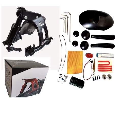 Monorim MXR1-GM hátsó felfüggesztés rendszámtartóval és kihúzható sárvédővel a Ninebot Max számára Monorim - 25  






Monorim 