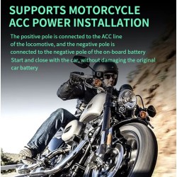 Vesitiivis kuolleen kulman tunnistusjärjestelmä (130º kulma) skootterille, polkupyörälle tai moottoripyörälle KROXNE - 6  