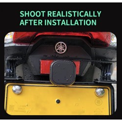 Vodotěsný systém detekce mrtvého úhlu (130º úhel) pro skútr, kolo nebo motocykl KROXNE - 9  