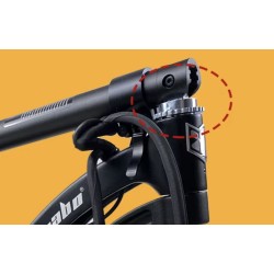 Összecsukható zsanérkészlet, zsanérrögzítő gyűrű, összecsukható alsó csap Kaboo Mantis 8, 10 vagy hasonlóhoz Kaabo - 4  