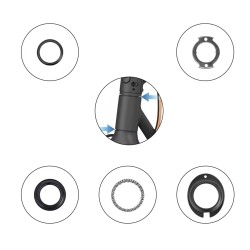 Sada riadenia a lozisiek pre Segway Ninebot KickScooter F20 F25 F30 F40 D18 D28 D38 alebo podobny Segway - Ninebot - 2 Kompatibi