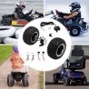 DIY-Umrüstsatz (2 Motoren, Regler und Gashebel) - Luftreifen - Go Kart, Rollstuhl KROXNE - 6  