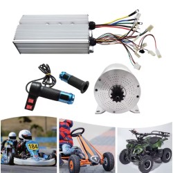 DC 60V/72V bezshchitkovyy elektrodvyhun DIY Kit z vysokoshvydkisnym kontrolerom dlya GoKart, velosypeda, skutera KROXNE - 9  