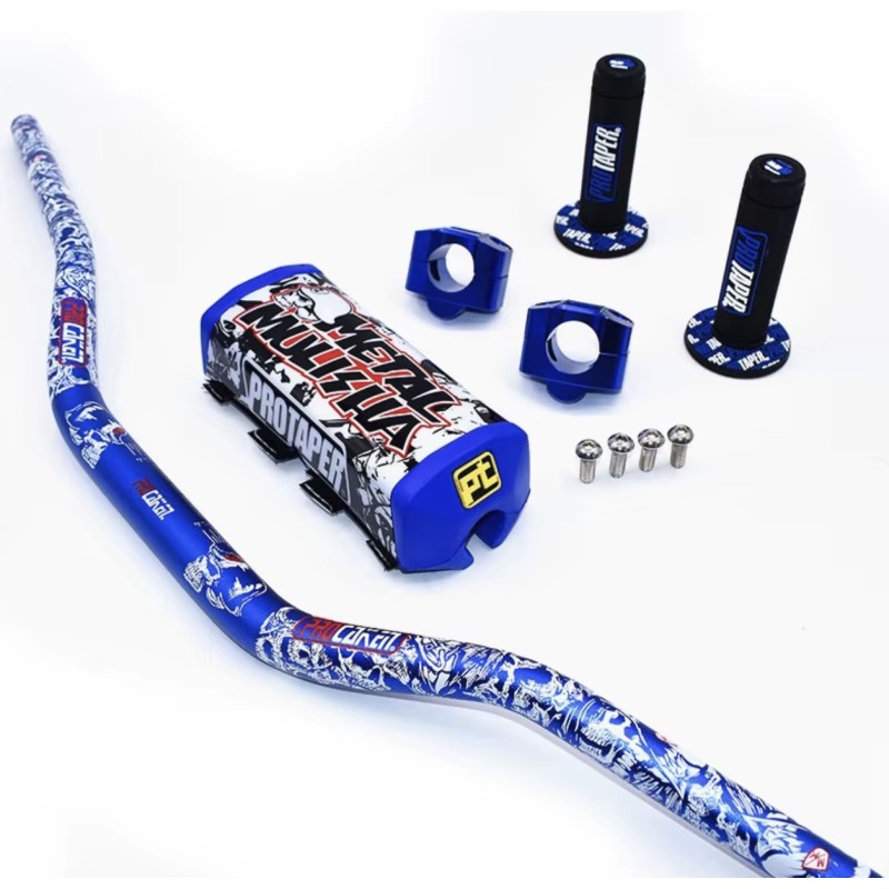 Kilpaohjaustanko, ammattikäyttöiset kahvat pyörille, mönkijät, Quad 1-1/8" Kayo BSE CRF KLX KROXNE - 5  